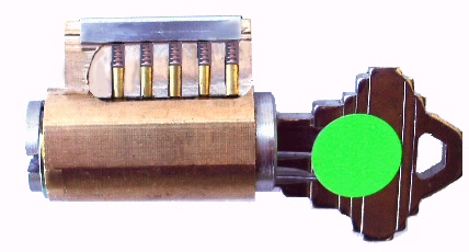 Cut-Away Practice Lock